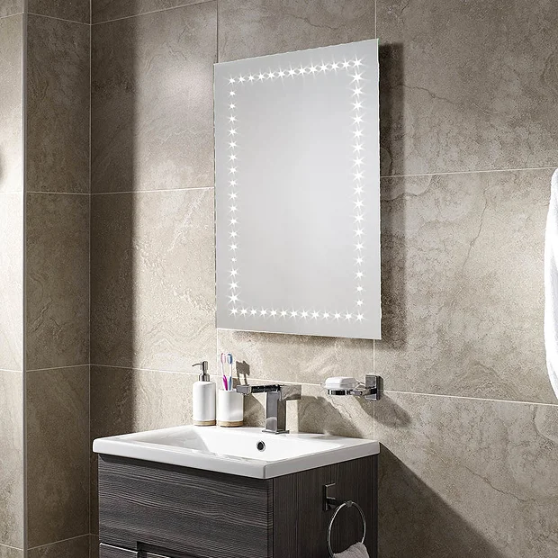 Sensio Bronte 800 X 600mm LED Border Mirror With Demister Pad 1 Sensio Bronte 800 X 600mm LED Border Mirror With Demister Pad