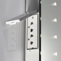 Sensio Sienna 390 X 500mm LED Mirror With Demister Pad & Shaving Socket -Bathroom Products Shop se30696c0.1 d3