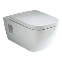 Geberit Selnova Square Rimless Wall Hung Pan + Soft Close Seat