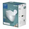 Duravit SensoWash Starck F Lite Compact Wall Hung Shower Toilet + Install Kit