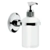 Bristan - Solo Wall Mounted Frosted Glass Soap Dispenser