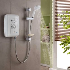 Triton T80Z 10.5 KW Fast-Fit Electric Shower - White/Chrome -Bathroom Products Shop sp8001zff d2