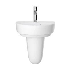 Heritage Stamford 450mm 1TH Basin + Semi Pedestal