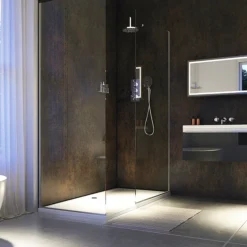 Showerwall Urban Gloss Waterproof Decorative Wall Panel - Various Size Options -Bathroom Products Shop swurbgls d1