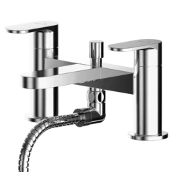 Asquiths Solitude Deck Mounted Bath Shower Mixer With Shower Kit