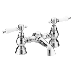 Heritage - Glastonbury Bath Filler - Chrome