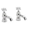 Heritage - Hartlebury Bath Pillar Taps - Chrome