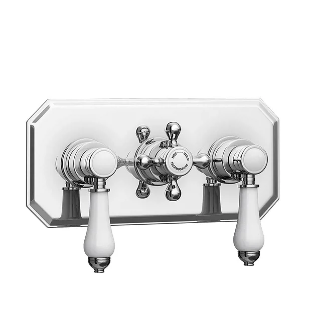 Trafalgar Traditional Triple Concealed Thermostatic Shower Valve 3 Trafalgar Traditional Triple Concealed Thermostatic Shower Valve - Image 3