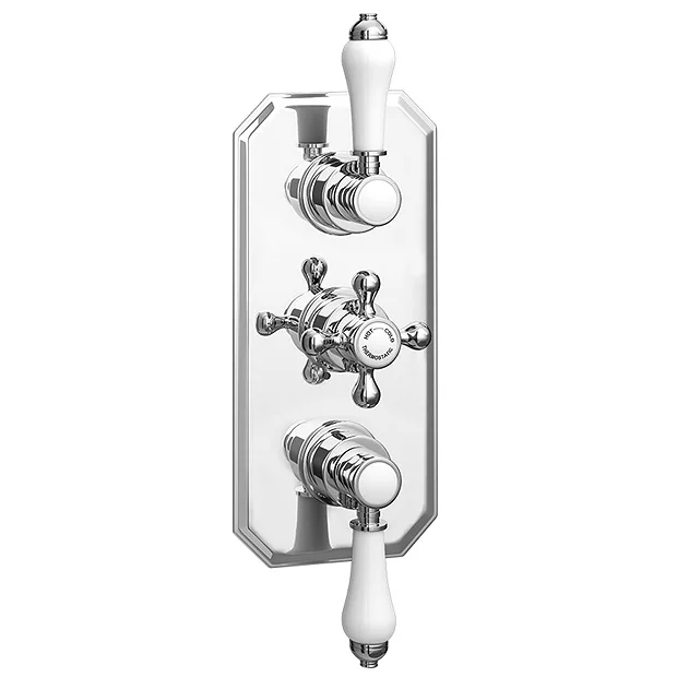 Trafalgar Traditional Triple Concealed Thermostatic Shower Valve 2 Trafalgar Traditional Triple Concealed Thermostatic Shower Valve - Image 2