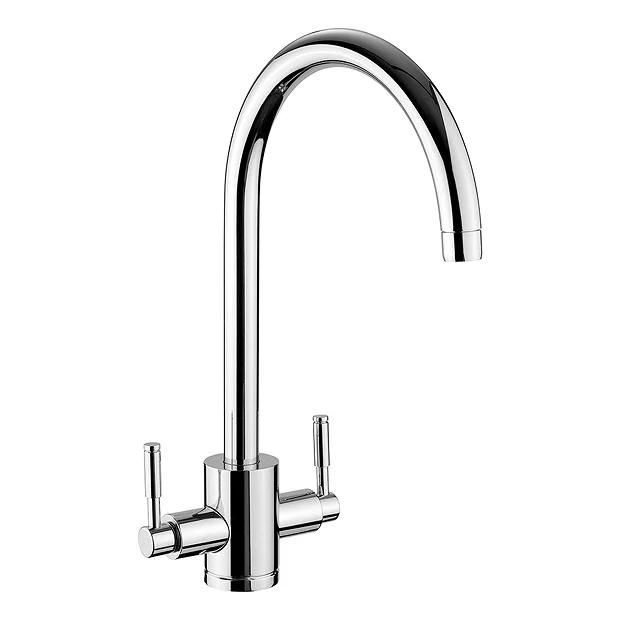 Rangemaster Aquatrend Dual Lever Kitchen Mixer Tap - Chrome 1 Rangemaster Aquatrend Dual Lever Kitchen Mixer Tap - Chrome