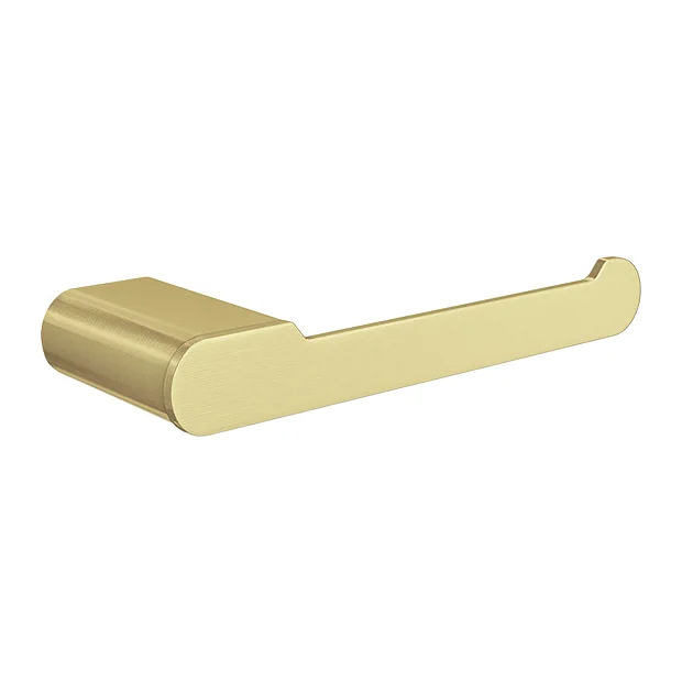 Arezzo Brushed Brass Toilet Roll Holder 4 Arezzo Brushed Brass Toilet Roll Holder - Image 4