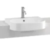 Britton Bathrooms Trim 500mm 1TH Semi-Recessed Basin