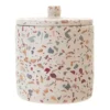 Toreno Terrazzo-Effect Concrete Cotton Jar With Lid