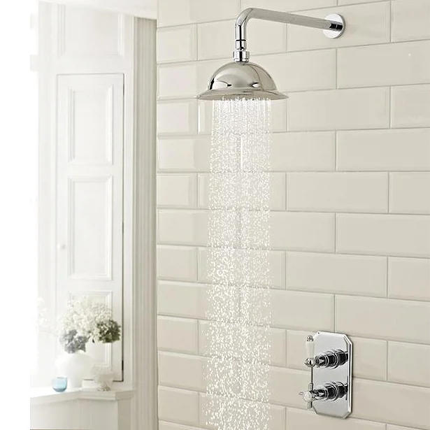Nuie Concealed Traditional Thermostatic Twin Shower Valve 1 Nuie Concealed Traditional Thermostatic Twin Shower Valve