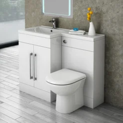 Valencia 1100 Vanity Unit Suite + Walk In Enclosure -Bathroom Products Shop valbs d1