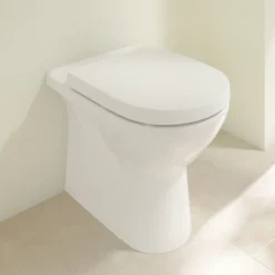 Villeroy & Boch Villeroy And Boch O.novo Back To Wall Toilet + Soft Close Seat -Bathroom Products Shop vbonbtwwc d1