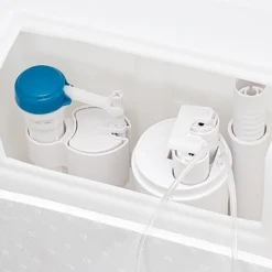 Venice Concealed WC Cistern With Chrome Push Button Flush