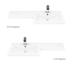 Valencia 1100 Vanity Unit Suite + Walk In Enclosure -Bathroom Products Shop vlhbs d7