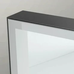 Venice Black 1000 X 700mm LED Illuminated Mirror With Demister Pad