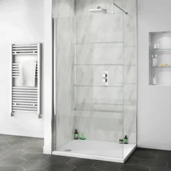 Orion Grey Marble Shower Wall Panel - 2400 X 1000mm