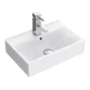 Nova Vanity Sink With Cabinet - 450mm Modern High Gloss White