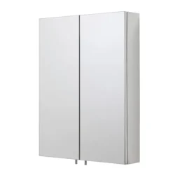 Croydex Anton Double Door Stainless Steel Mirrored Bathroom Cabinet -Bathroom Products Shop wc756105ai1