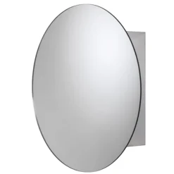 Croydex Severn Circular Door Mirror Cabinet - Stainless Steel 11 Croydex Severn Circular Door Mirror Cabinet - Stainless Steel -Bathroom Products Shop wc836005ai3
