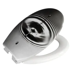 Wenko Waterdrop Grey Soft-Close Toilet Seat -Bathroom Products Shop wenkowaterdropgreysoftclosetoiletseat21685100d1