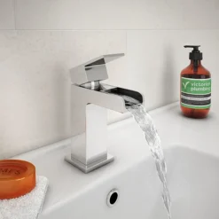 Monza Waterfall Mini Basin Tap 7 Monza Waterfall Mini Basin Tap -Bathroom Products Shop wf006 detail2