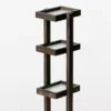 Wooden Freestanding Storage Shelves Dark Oak