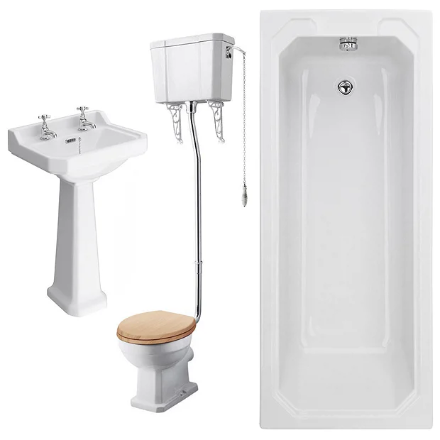 Winchester High Level Toilet Bathroom Suite 1 Winchester High Level Toilet Bathroom Suite