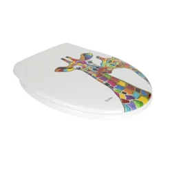 Croydex Francie & Josie Flexi-Fix Toilet Seat By Steven Brown Art -Bathroom Products Shop wl604122 d1