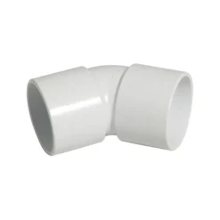 FloPlast 50mm White ABS 135° Bend